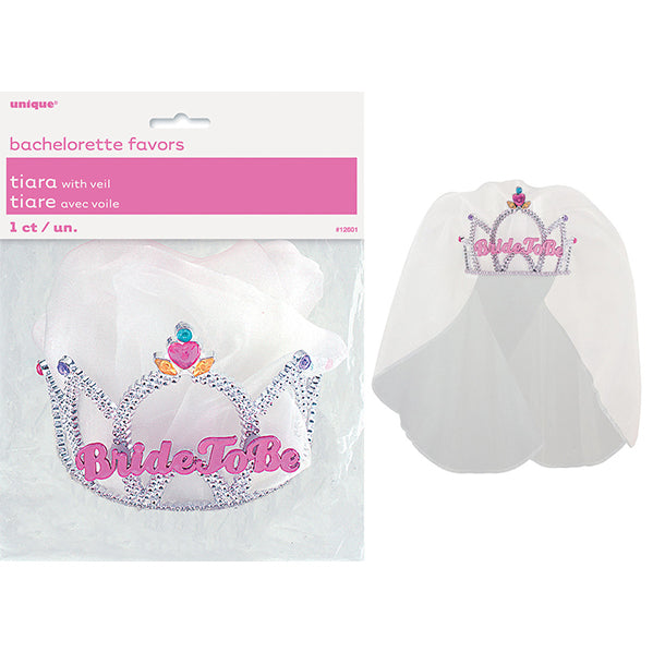 Bride To Be Veil Tiara