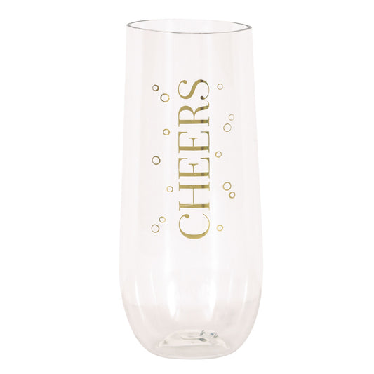 Plastic Stemless Champagne Flute