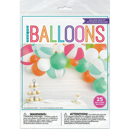 Balloon Arch Kit "Summer Fun" (25 piece set)