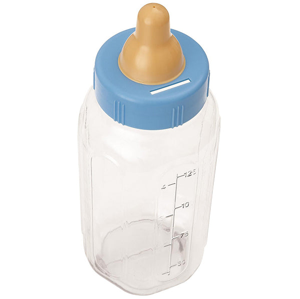 Baby Bottle Bank - Blue (28cm)