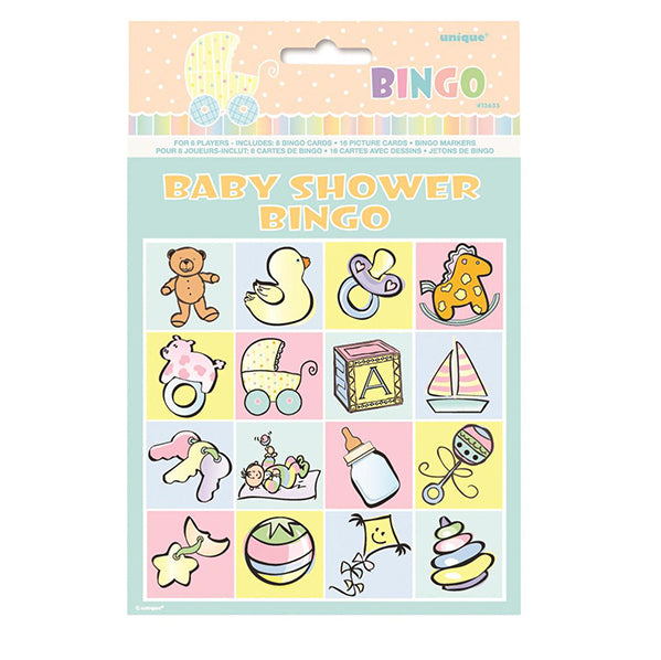 Baby Shower Bingo Game (For 8)