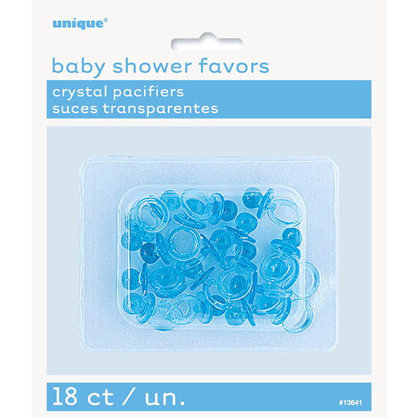 Mini Baby Pacifiers 2.5cm - Blue (Pack of 18)