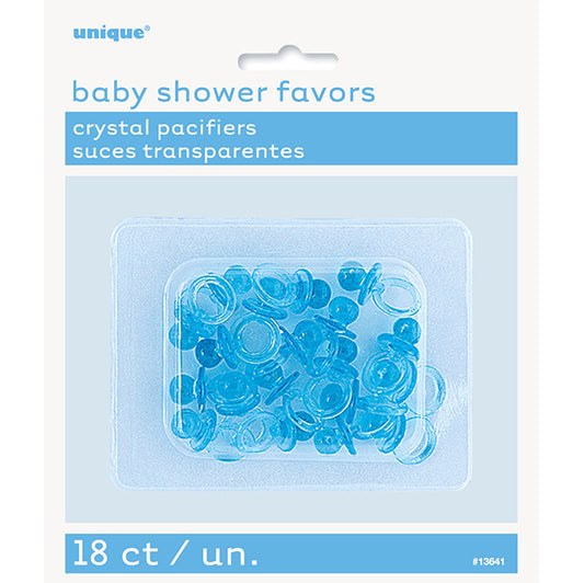 Mini Baby Pacifiers 2.5cm - Blue (Pack of 18)