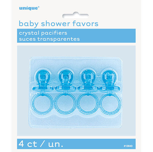 Baby Pacifiers 5cm - Blue (Pack of 4)