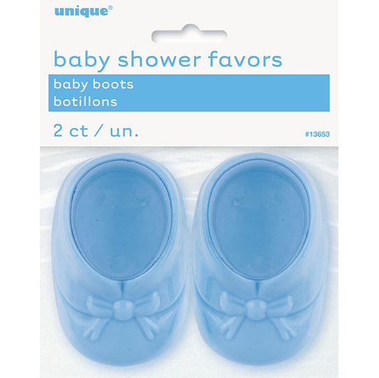 Baby Boots 7.5cm - Blue (Pack of 2)