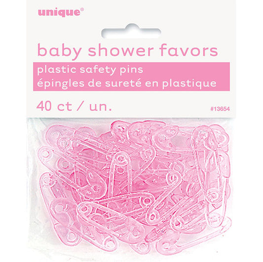 Baby Pins - Pink (Pack of 40)