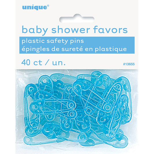 Baby Pins - Blue (Pack of 40)