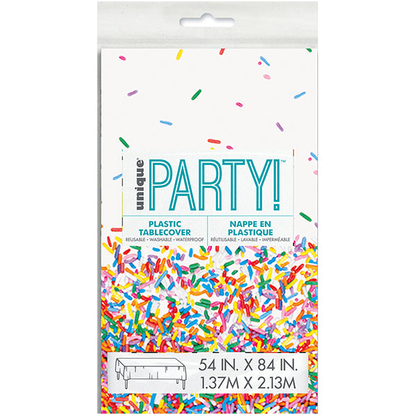 Sweet Sprinkles Printed Tablecover 137cm x 213cm