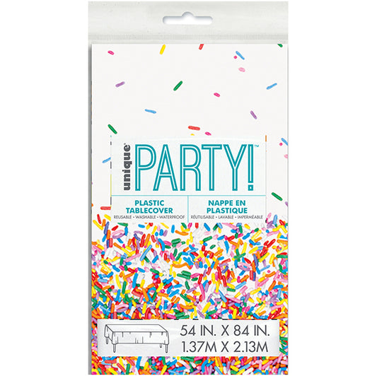 Sweet Sprinkles Printed Tablecover 137cm x 213cm