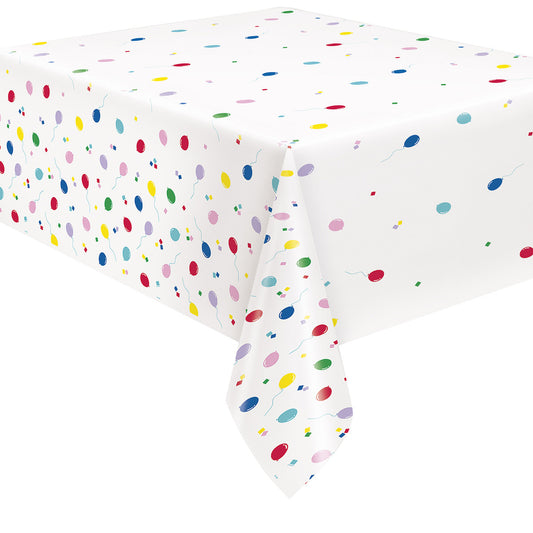 Vibrant Birthday Printed Tablecover 137cm x 213cm