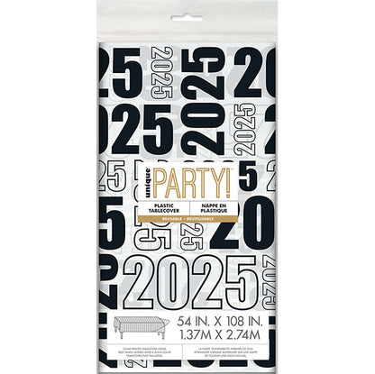 2025 Clear Printed Tablecover 137cm x 274cm