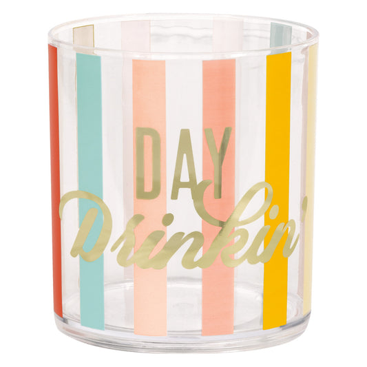 Poolside Summer "Day Drinking" Reusable Plastic Cup 354ml