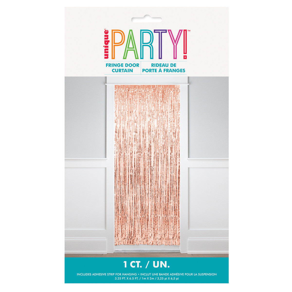 Fringe Door Curtain - Rose Gold