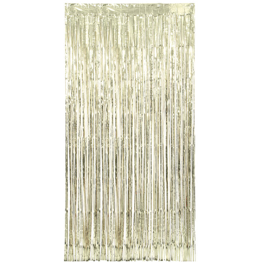 Fringe Door Curtain - Gold