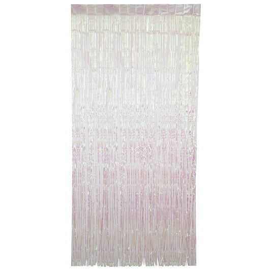 Fringe Door Curtain - Iridescent