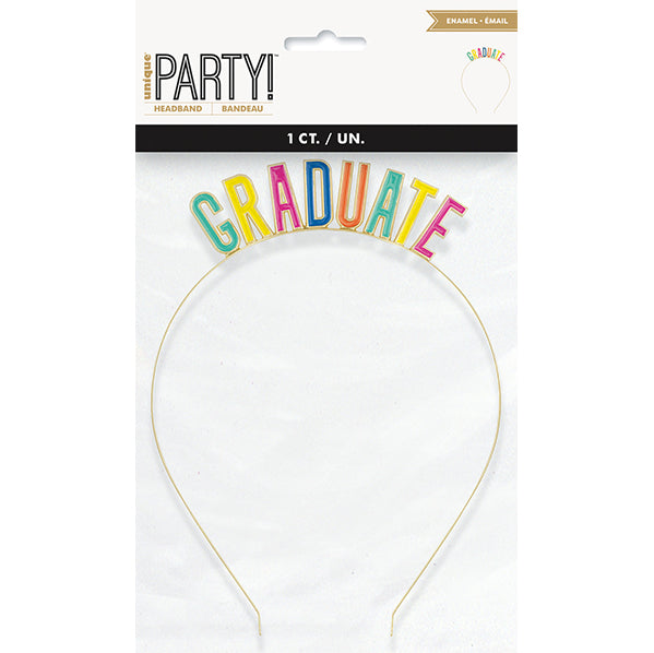 Graduate Colourful Enamel Headband