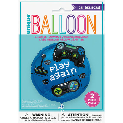 Gamer Foil Balloon Kit 63.5cm