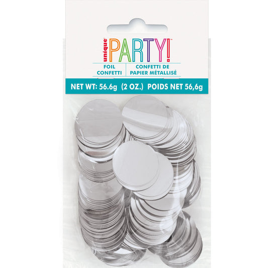 Silver Foil Confetti (56.6g)