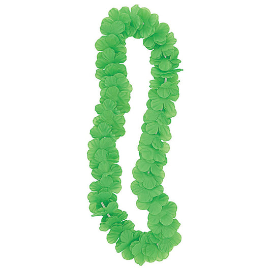 Luau Flower Lei 106cm - Lime Green