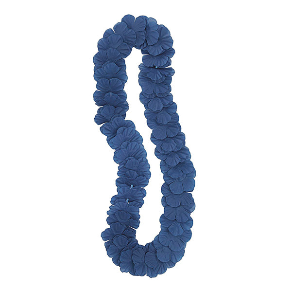 Luau Flower Lei 106cm - Royal Blue