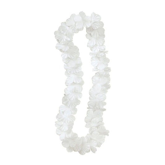 Luau Flower Lei 106cm - White