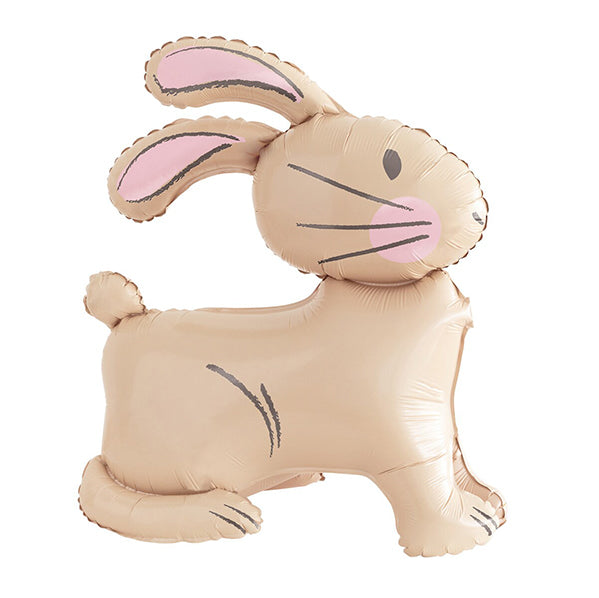 Bunny Standing Foil Balloon 60.9cm