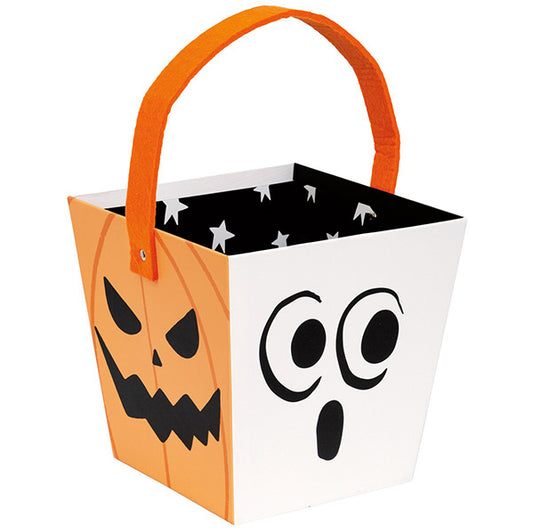 Bats & Boos Halloween Paper Bucket