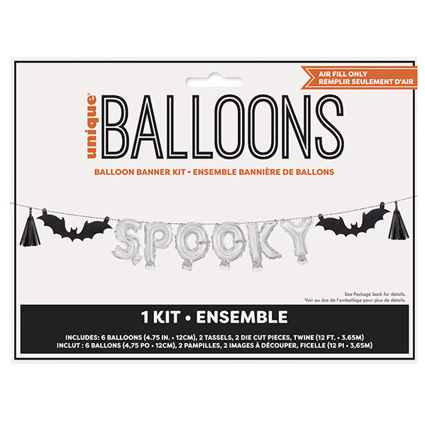 "Spooky" Foil Letter Balloon Kit