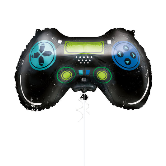 Giant Gamer Controller Shaped Foil Balloon 58.4cm