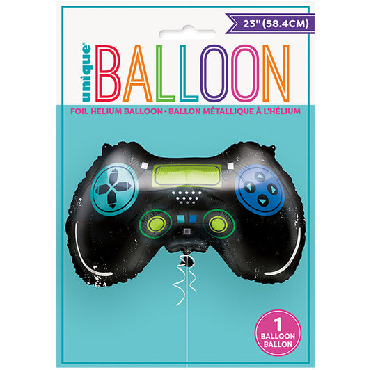 Giant Gamer Controller Shaped Foil Balloon 58.4cm