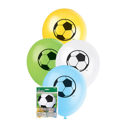 3D Soccer Balloons 30cm (Pack of 8)