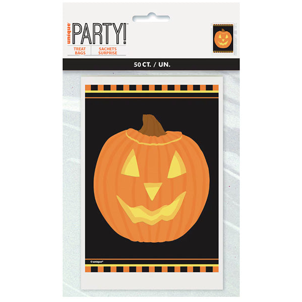 Pumpkin Glow Trick-Or-Treat Bags (Pack of 50)