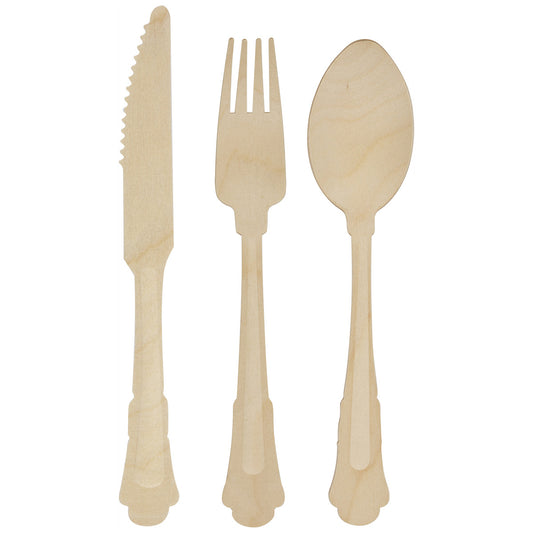 Birchwood Cutlery (Pack of 12)