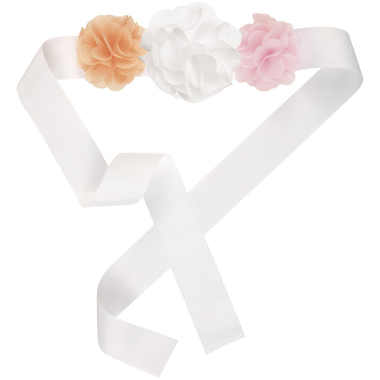 Baby Shower Flower Bump Sash