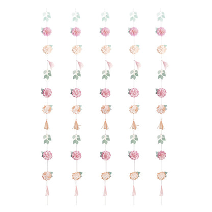 Tassel & Flower Garland Backdrop Kit