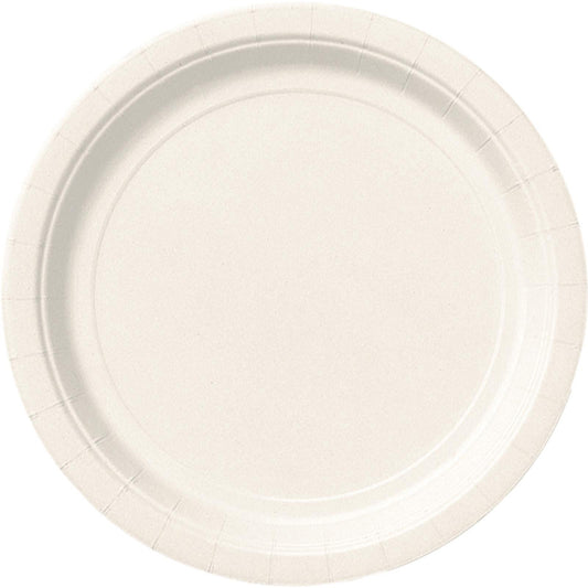 Bright White Paper Plates 23cm (Pack of 16)