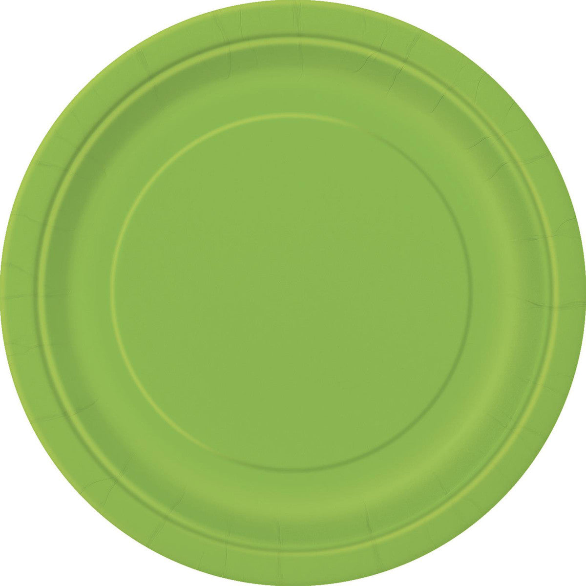 Lime Green Paper Plates 18cm (Pack of 20)