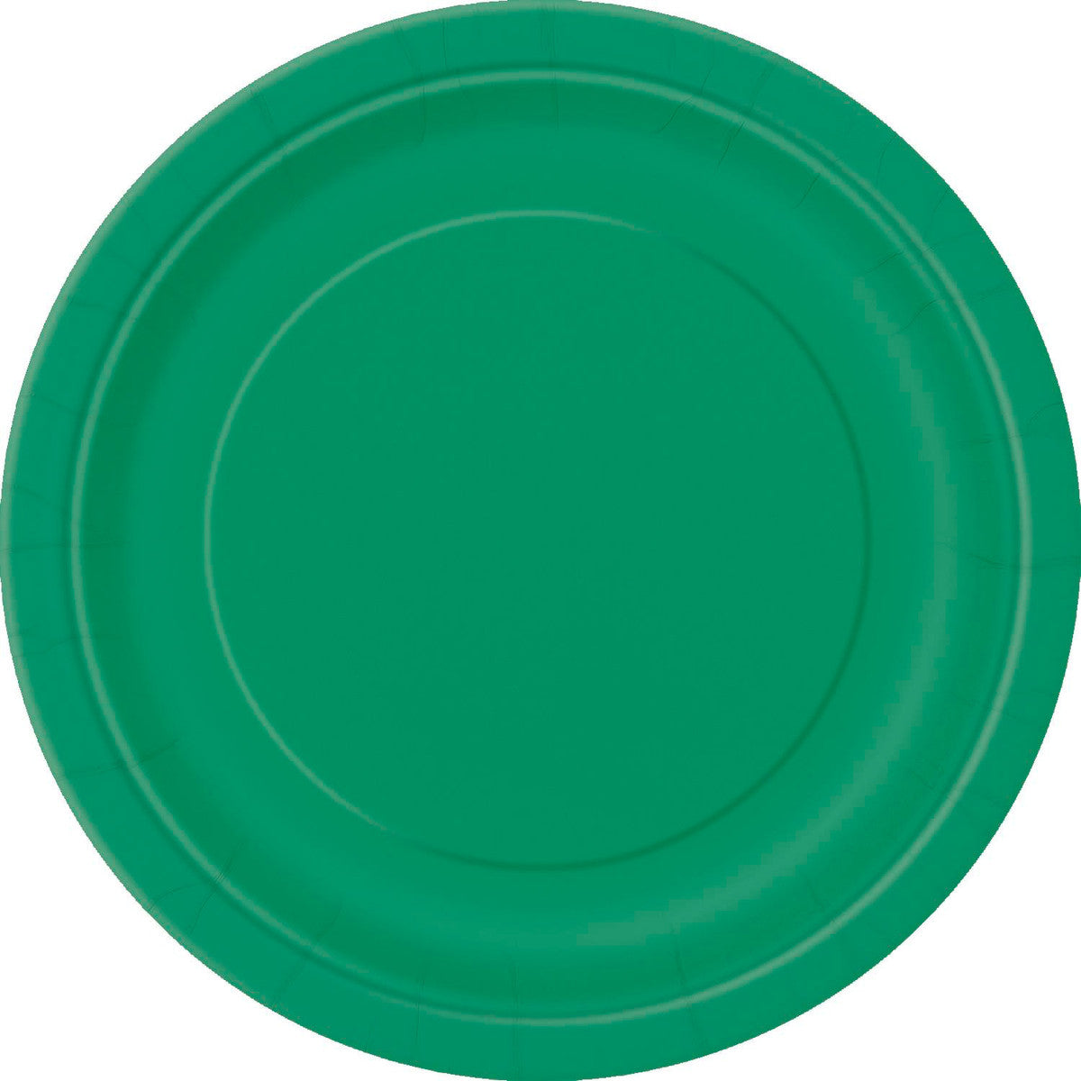 Emerald Green Paper Plates 18cm (Pack of 8)