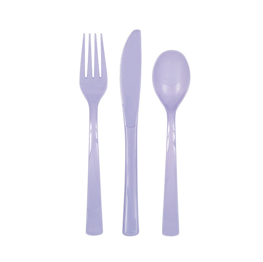 Lavender Assorted Cutlery (Pack of 18)