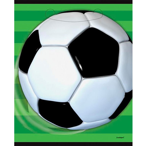 3D Soccer Loot Bags (Pack of 8) - The Party Marketplace