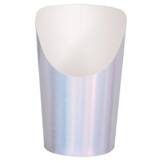 Disposable Charcuterie Cups - Iridescent Foil 222ml (Pack of 16)