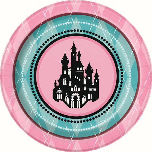 Fairytale Princess Paper Plates 18cm (Pack of 8)