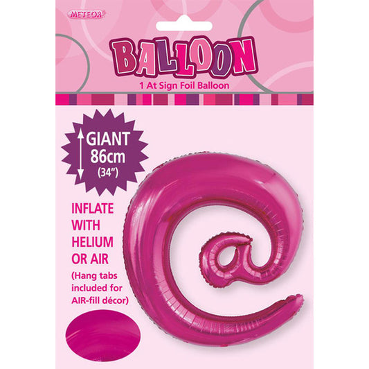 Hot Pink "@" Letter Foil Balloon (86cm)