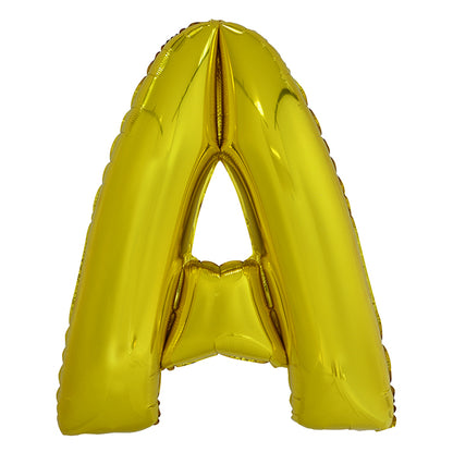 Gold "A" Letter Foil Balloon (86cm)