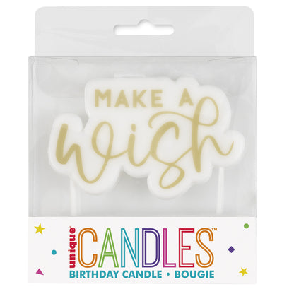 "Make A Wish" Large Pick Candle