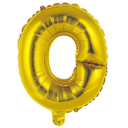 Gold "O" Letter Foil Balloon (35cm)