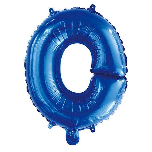 Royal Blue "O" Letter Foil Balloon (35cm)