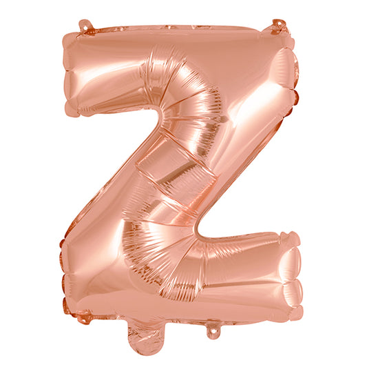 Rose Gold "Z" Letter Foil Balloon (35cm)