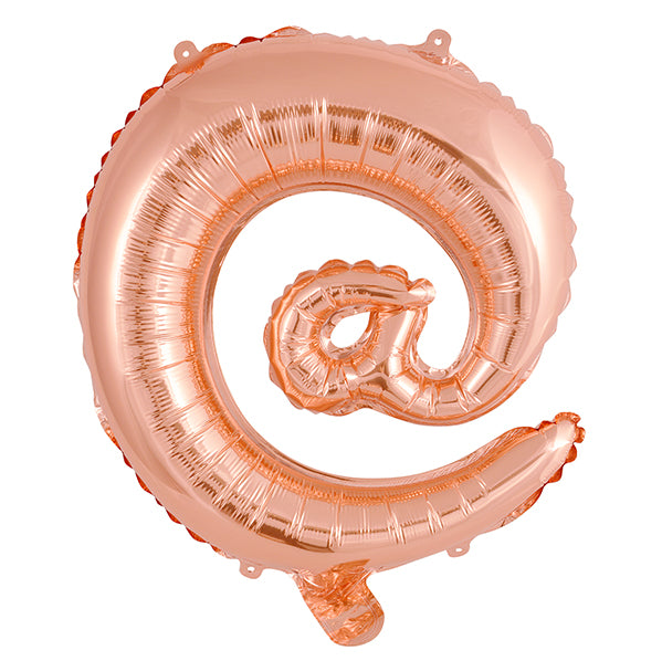 Rose Gold "@" Letter Foil Balloon (35cm)