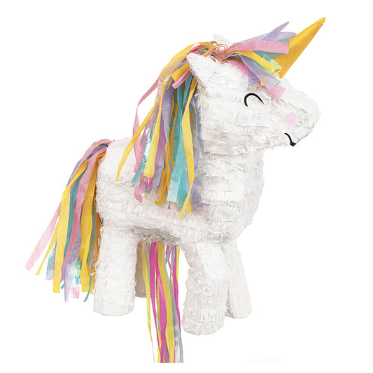 Pull String Piñata - Rainbow Unicorn